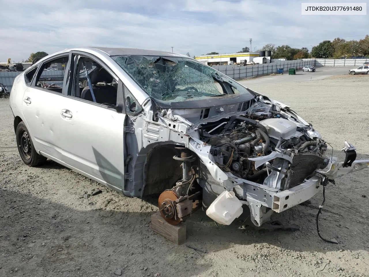 2007 Toyota Prius VIN: JTDKB20U377691480 Lot: 77613614