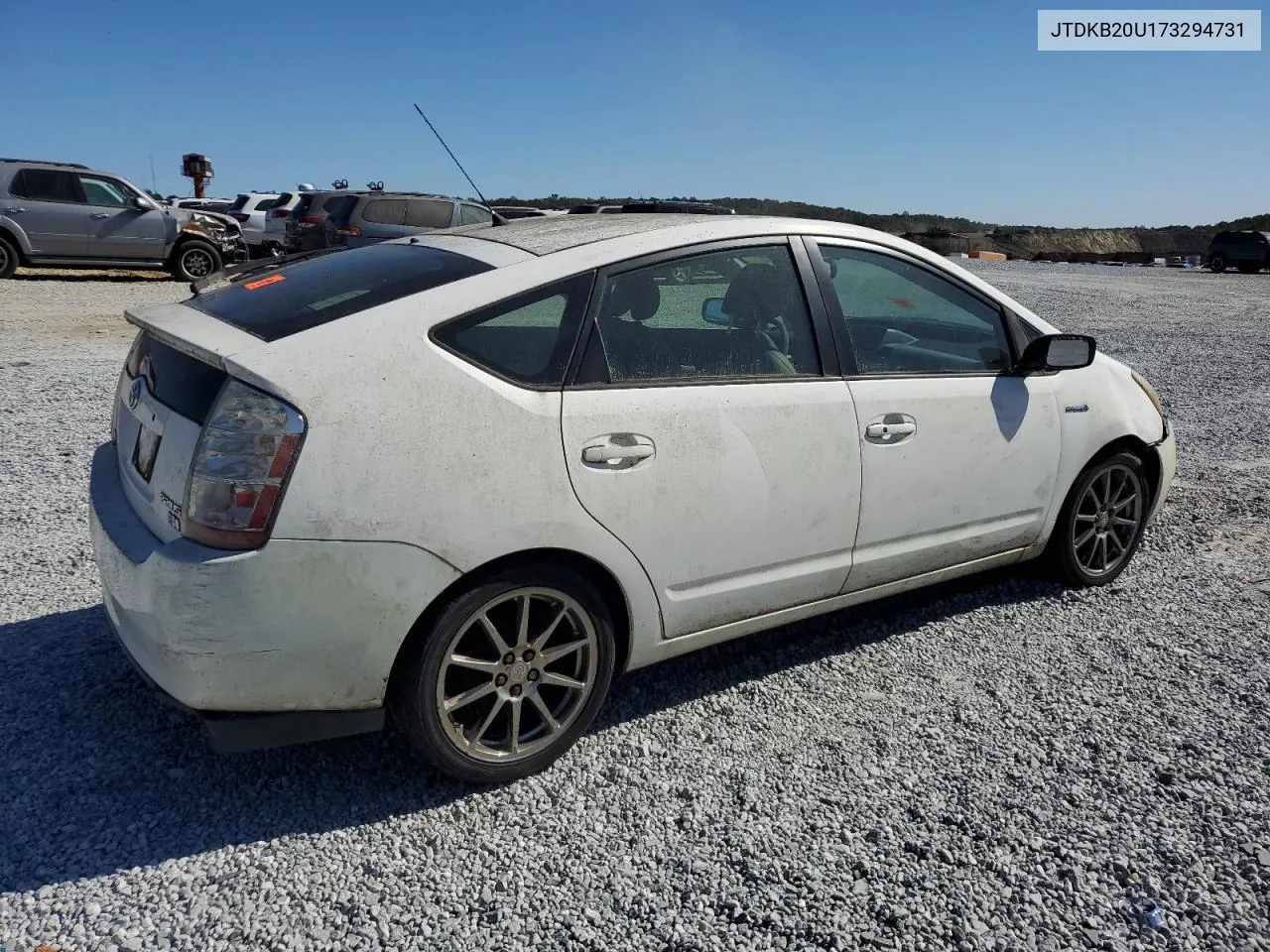 2007 Toyota Prius Base (Cvt-E) VIN: JTDKB20U173294731 Lot: 77913044