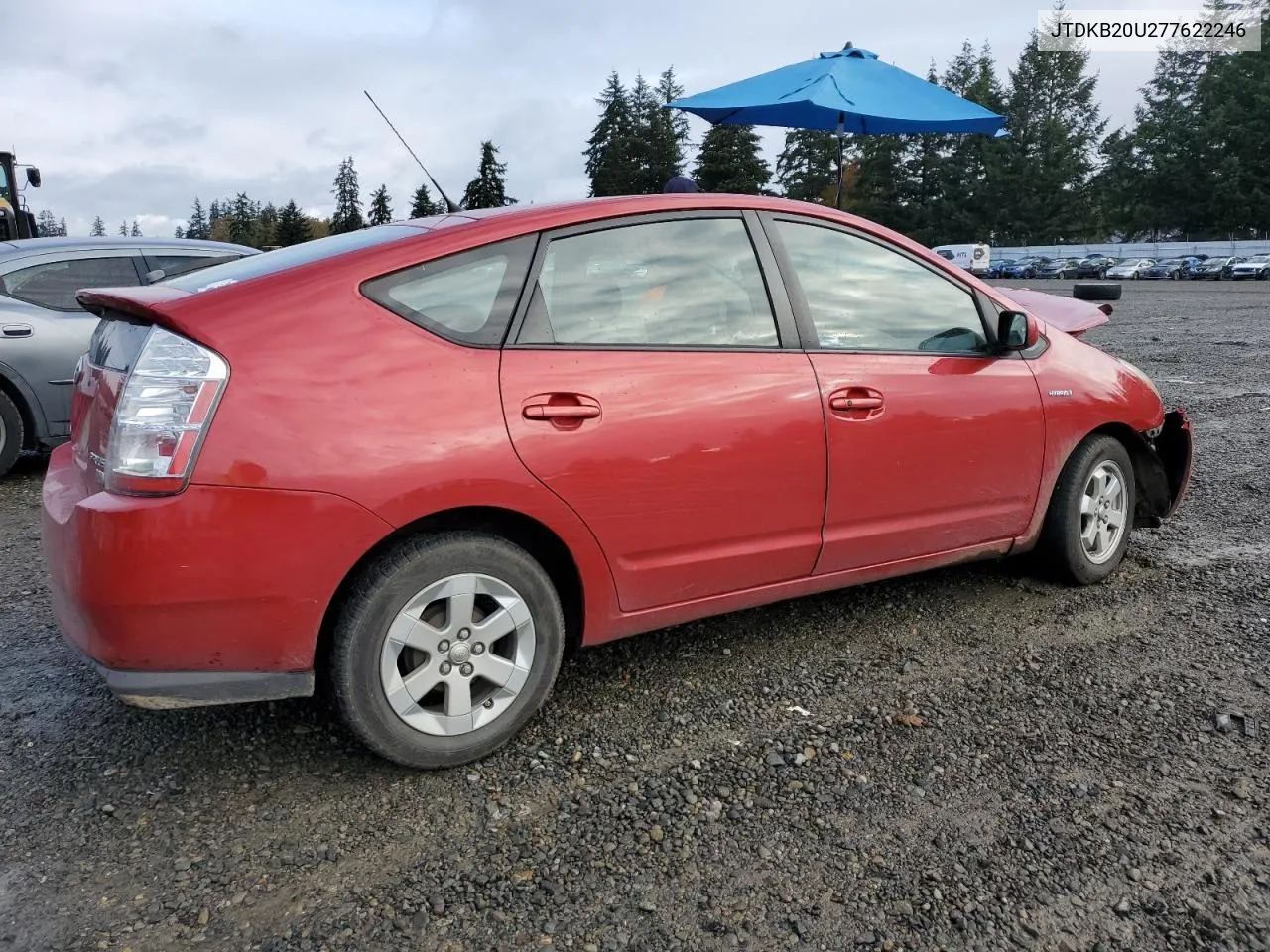 2007 Toyota Prius VIN: JTDKB20U277622246 Lot: 78103294