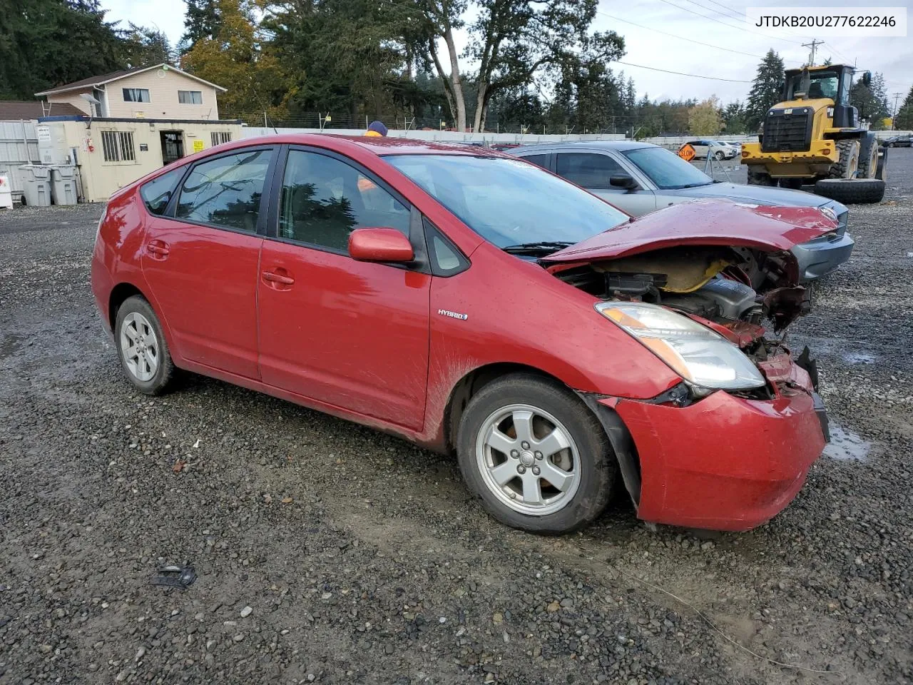 2007 Toyota Prius VIN: JTDKB20U277622246 Lot: 78103294