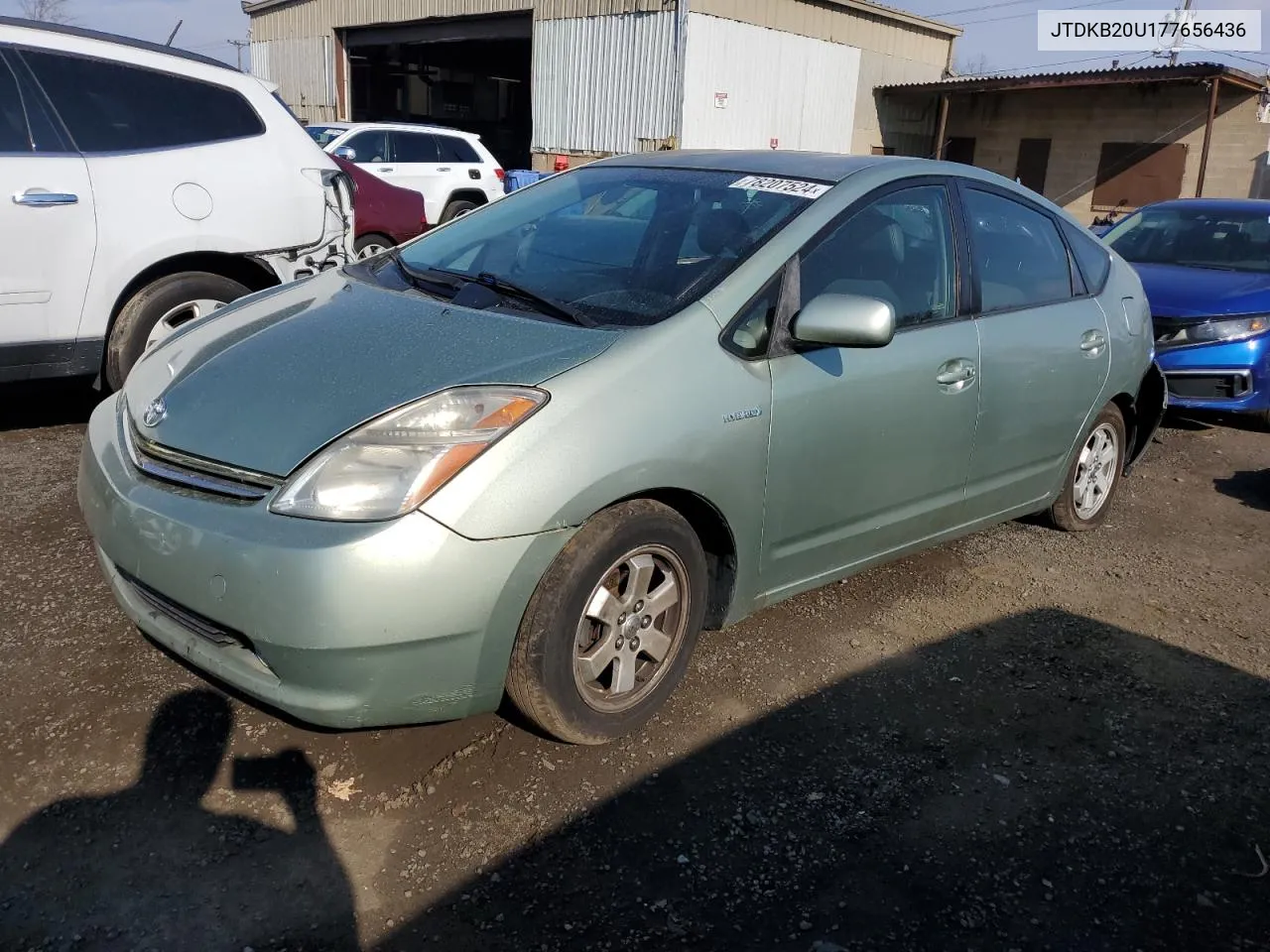 2007 Toyota Prius VIN: JTDKB20U177656436 Lot: 78207524