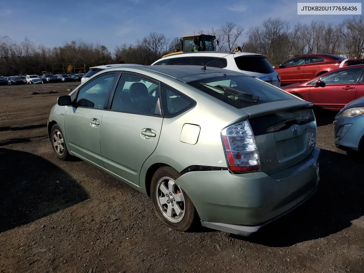 2007 Toyota Prius VIN: JTDKB20U177656436 Lot: 78207524