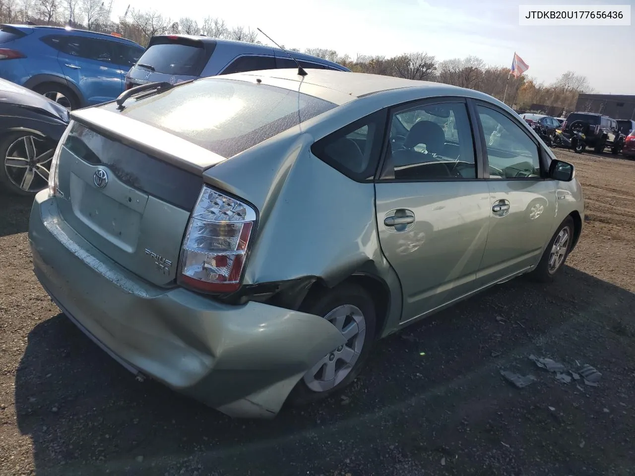 2007 Toyota Prius VIN: JTDKB20U177656436 Lot: 78207524