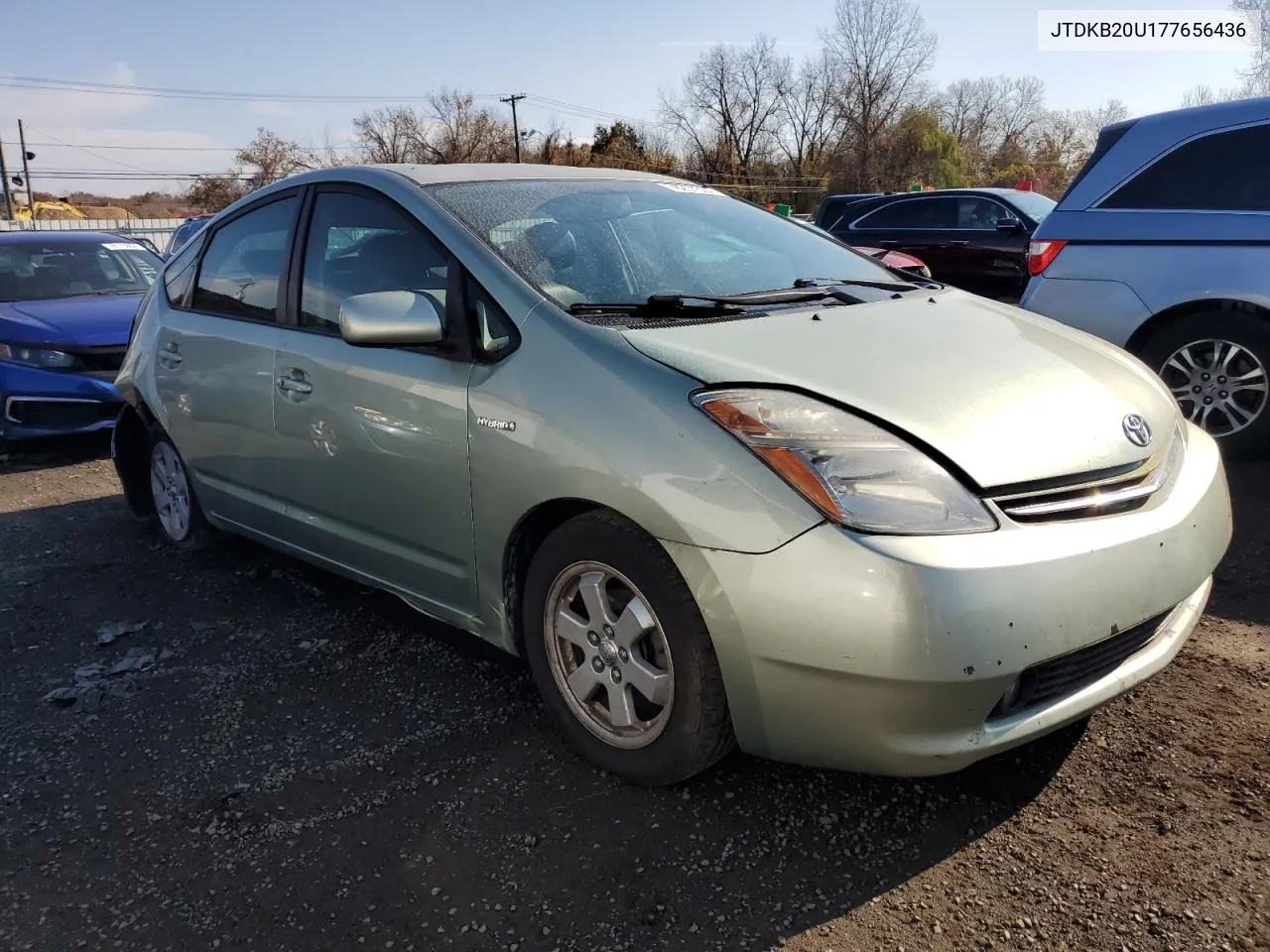 2007 Toyota Prius VIN: JTDKB20U177656436 Lot: 78207524