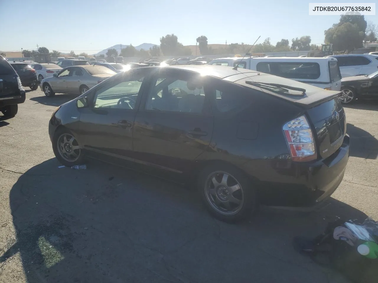 2007 Toyota Prius VIN: JTDKB20U677635842 Lot: 78224854