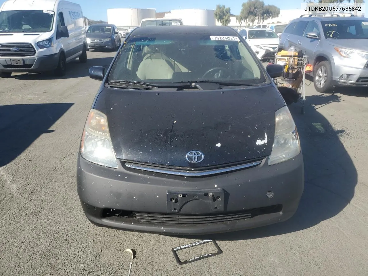 2007 Toyota Prius VIN: JTDKB20U677635842 Lot: 78224854