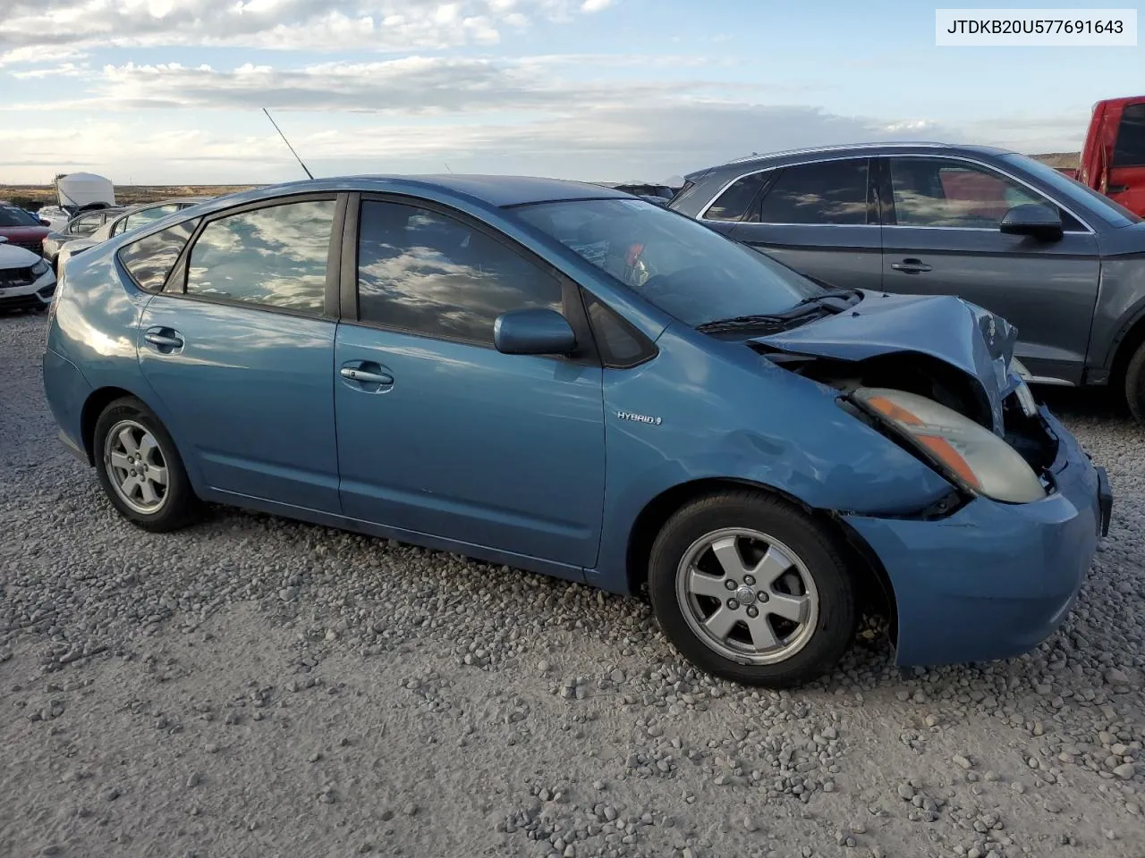 2007 Toyota Prius VIN: JTDKB20U577691643 Lot: 78279364