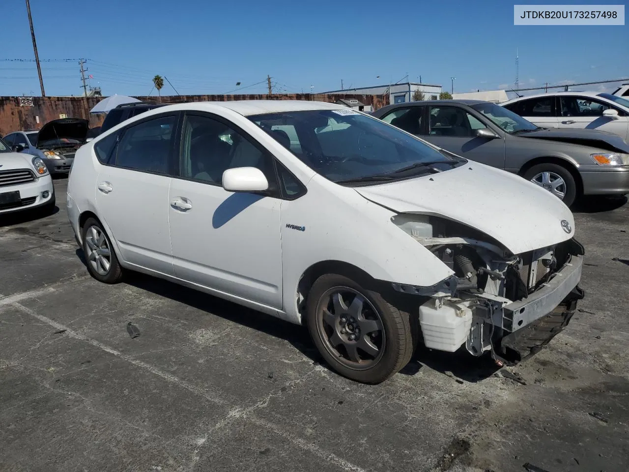 2007 Toyota Prius VIN: JTDKB20U173257498 Lot: 78289934