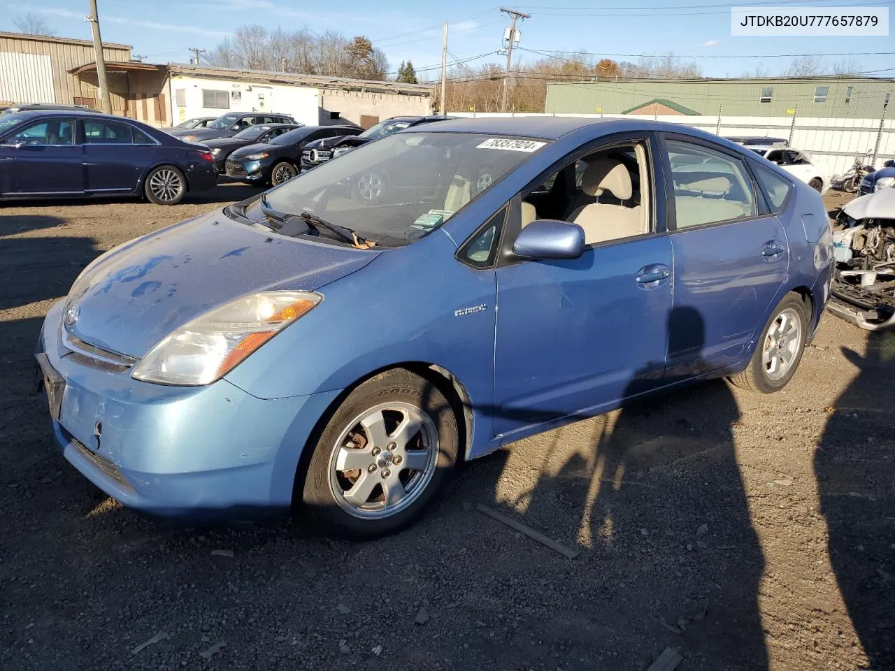 2007 Toyota Prius VIN: JTDKB20U777657879 Lot: 78357924