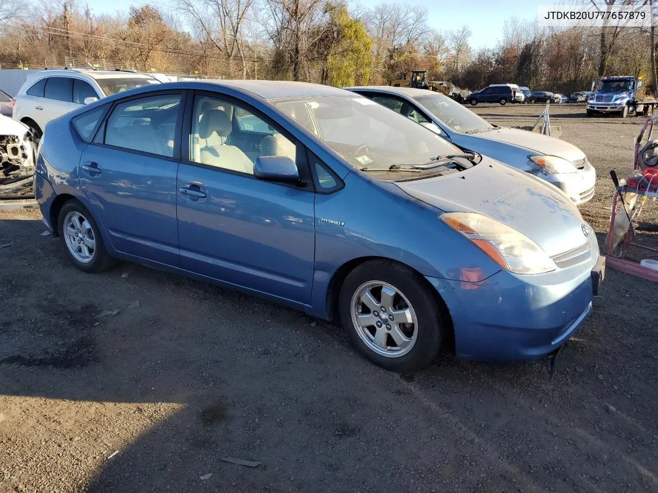 2007 Toyota Prius VIN: JTDKB20U777657879 Lot: 78357924