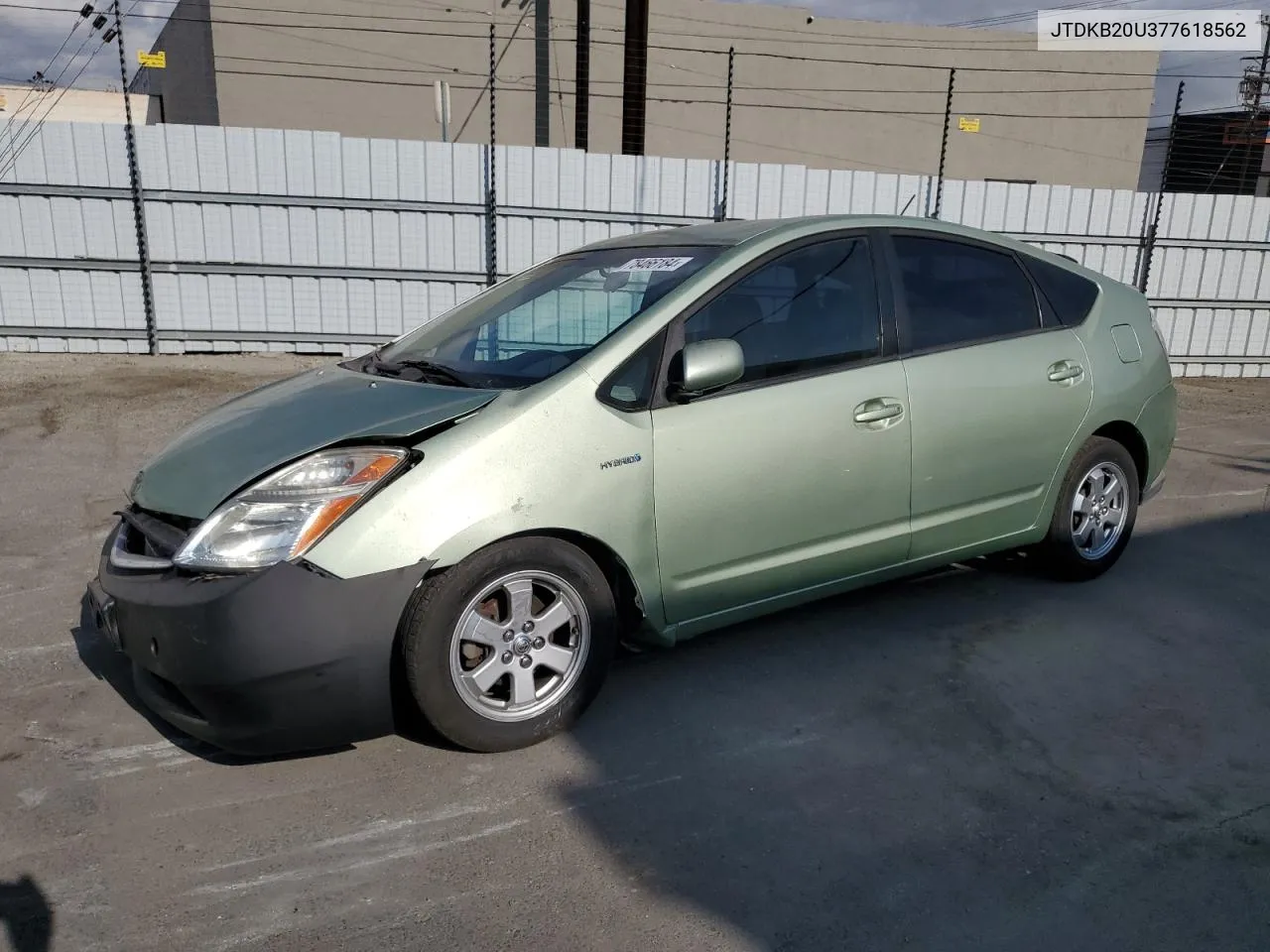 2007 Toyota Prius VIN: JTDKB20U377618562 Lot: 78466184