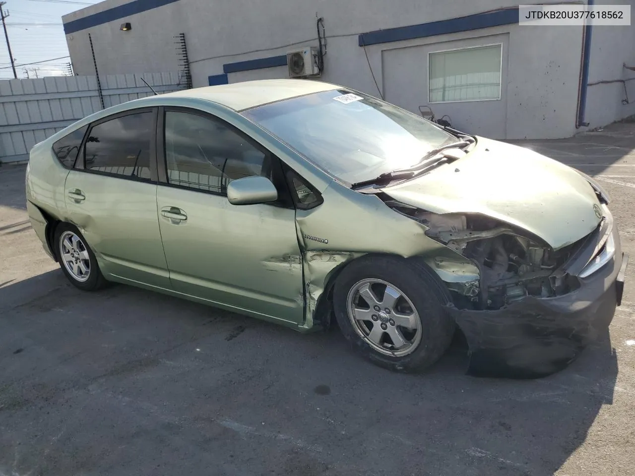 2007 Toyota Prius VIN: JTDKB20U377618562 Lot: 78466184