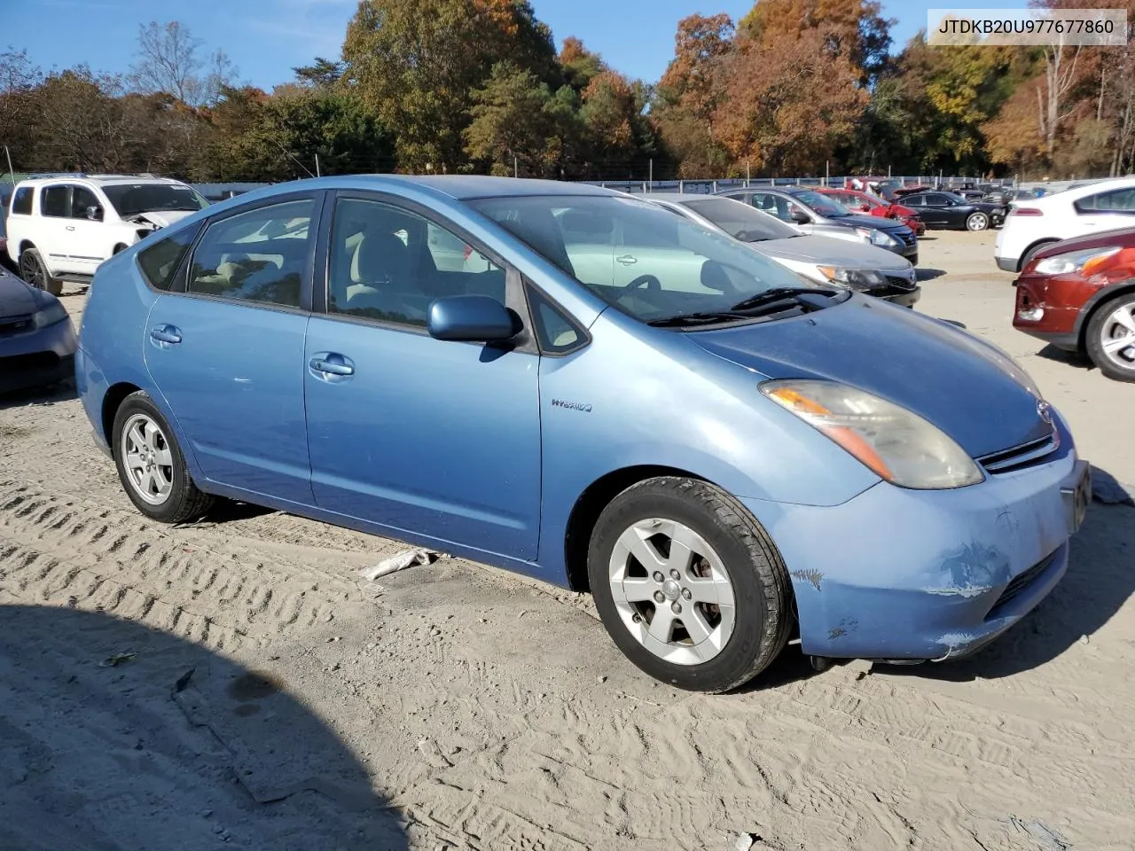 2007 Toyota Prius VIN: JTDKB20U977677860 Lot: 78509484