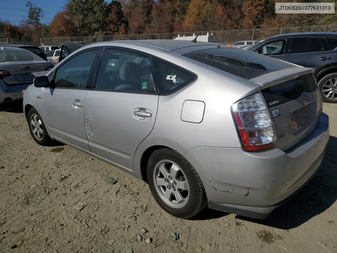 2007 Toyota Prius VIN: JTDKB20U377631313 Lot: 78580404