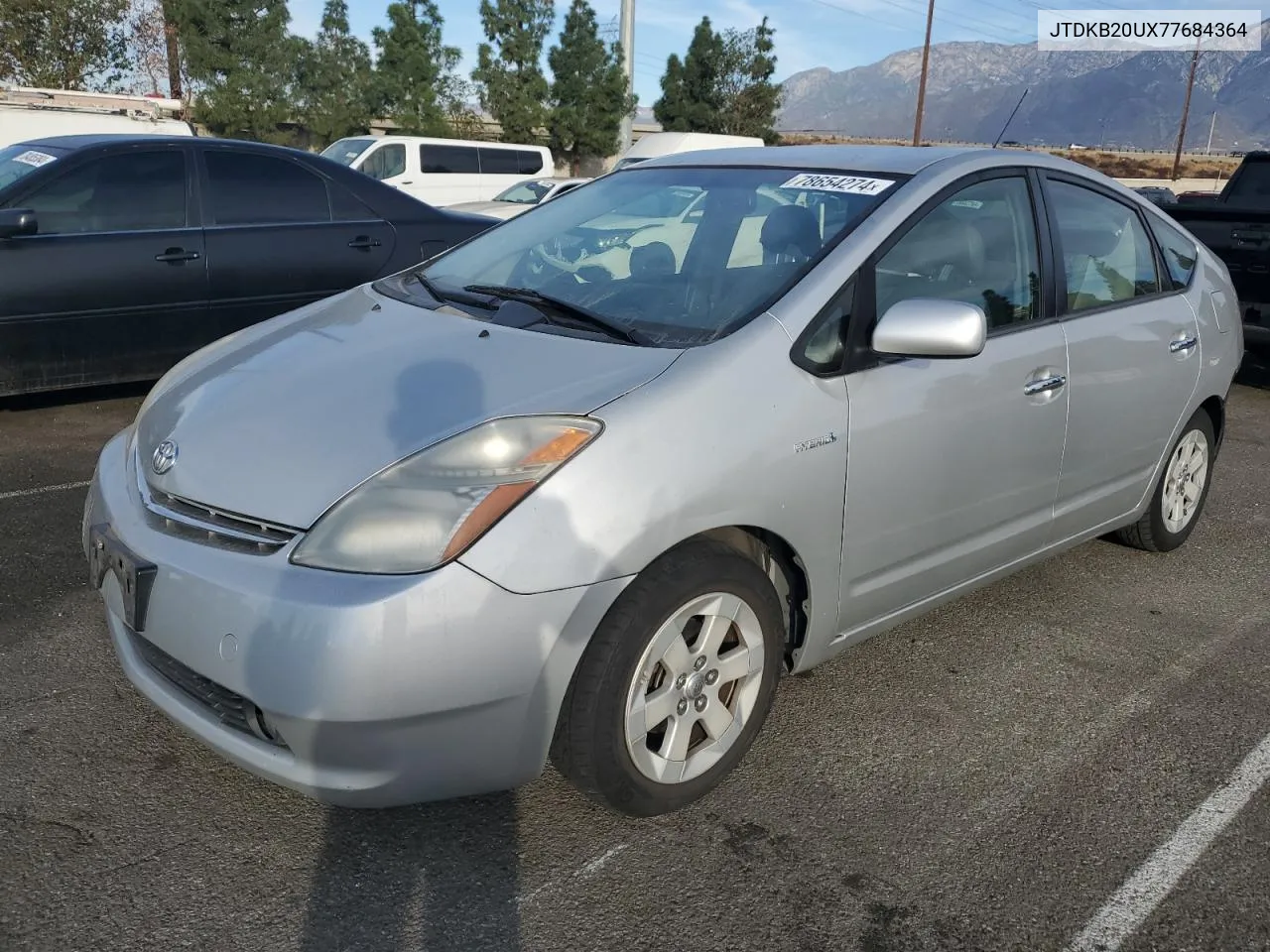 2007 Toyota Prius VIN: JTDKB20UX77684364 Lot: 78654274