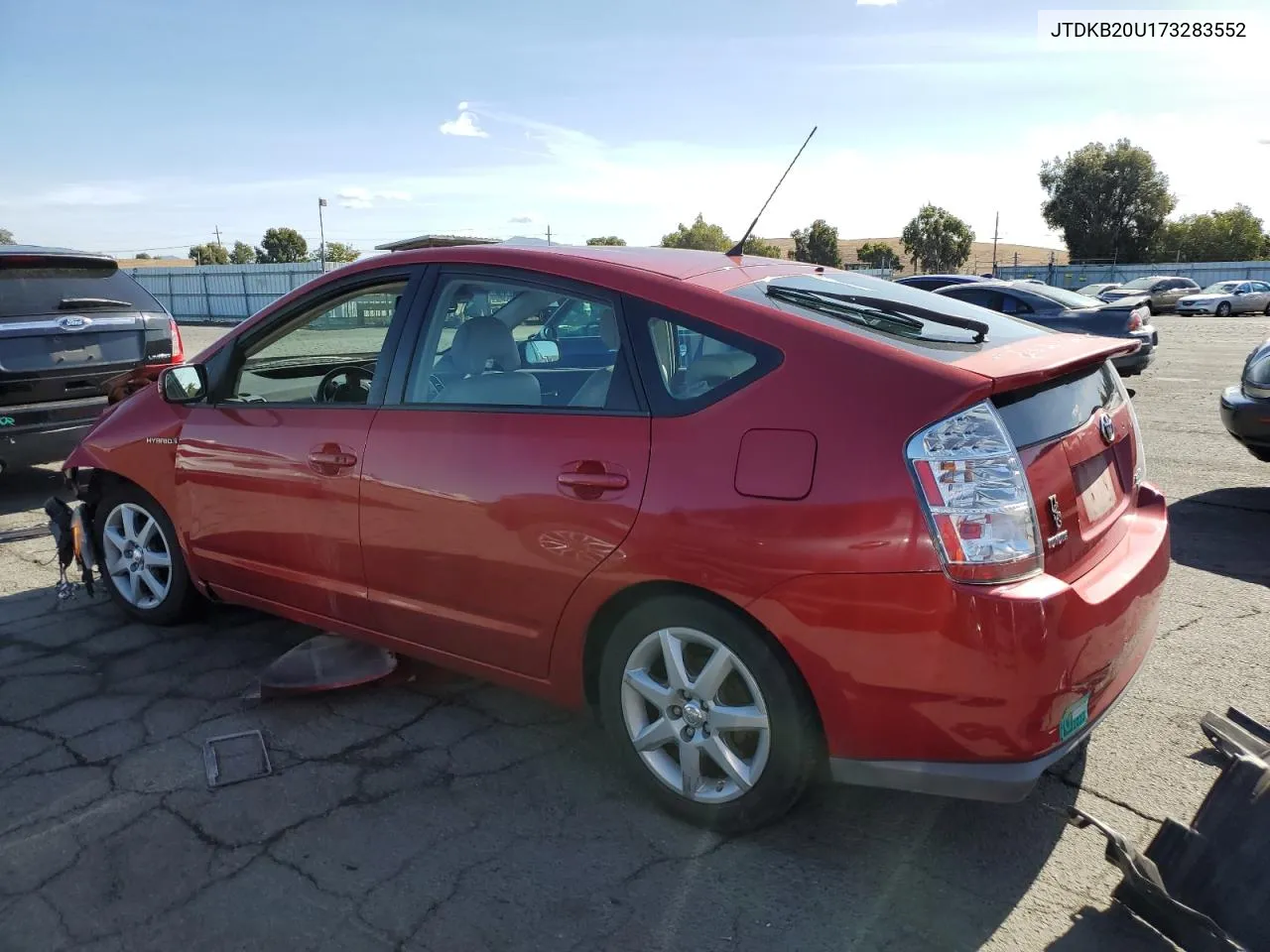 2007 Toyota Prius VIN: JTDKB20U173283552 Lot: 78880104