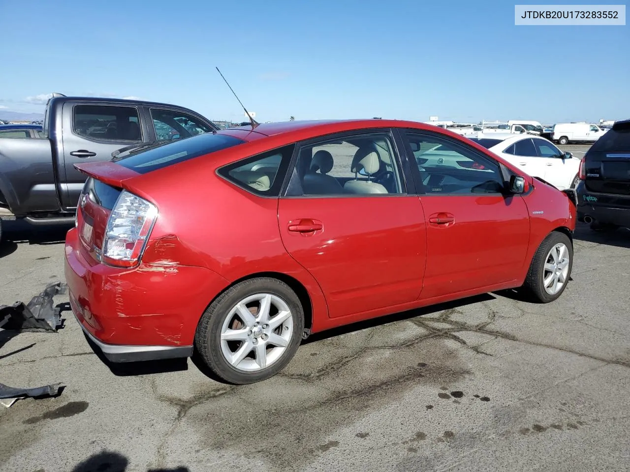 2007 Toyota Prius VIN: JTDKB20U173283552 Lot: 78880104