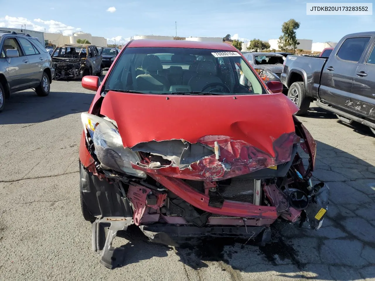 2007 Toyota Prius VIN: JTDKB20U173283552 Lot: 78880104