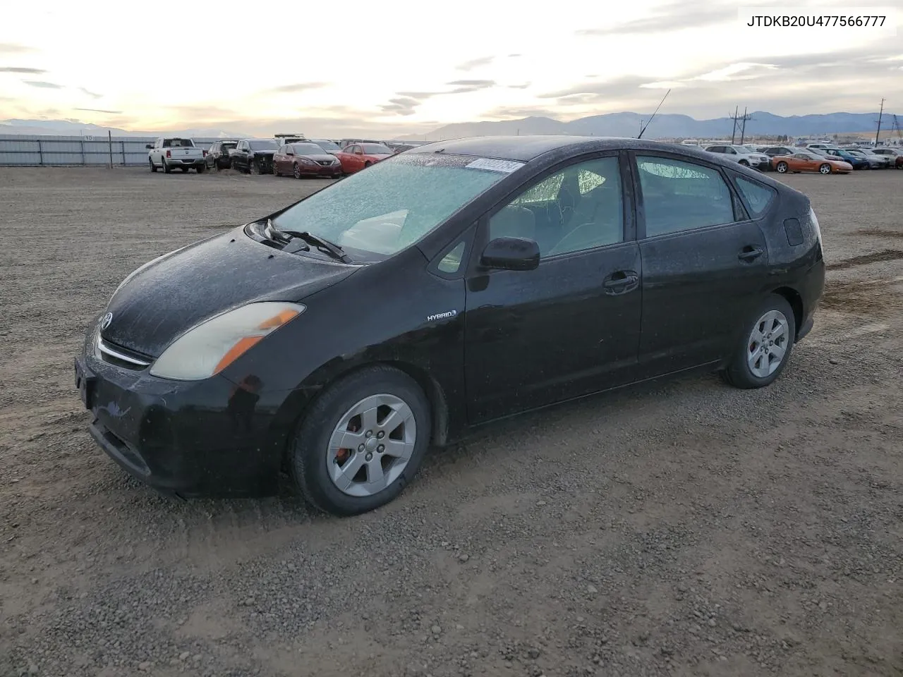 2007 Toyota Prius VIN: JTDKB20U477566777 Lot: 78922754