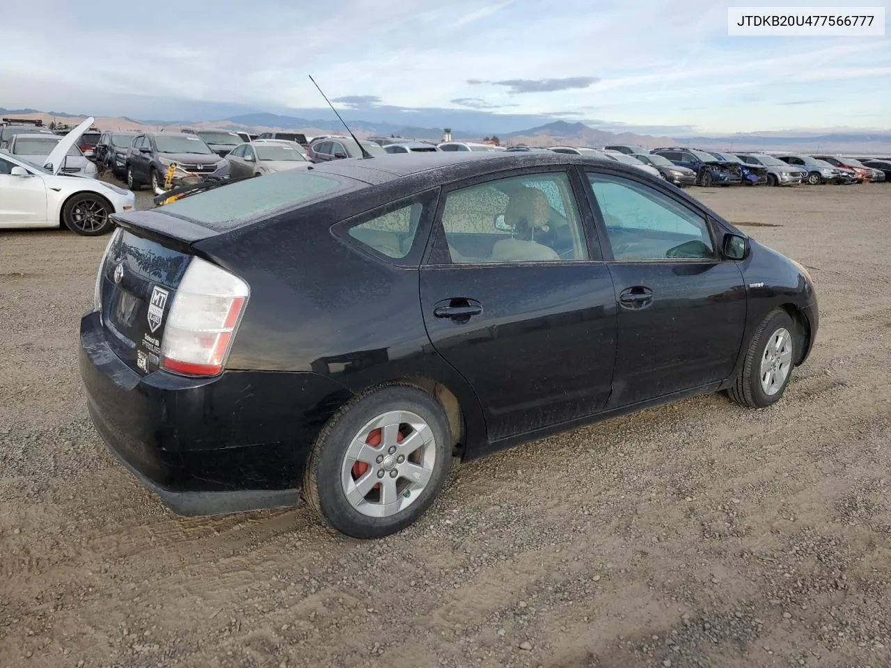 2007 Toyota Prius VIN: JTDKB20U477566777 Lot: 78922754