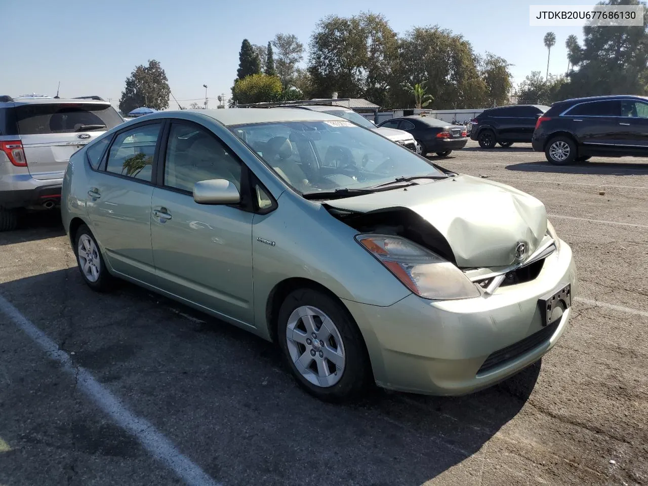 2007 Toyota Prius VIN: JTDKB20U677686130 Lot: 78932974