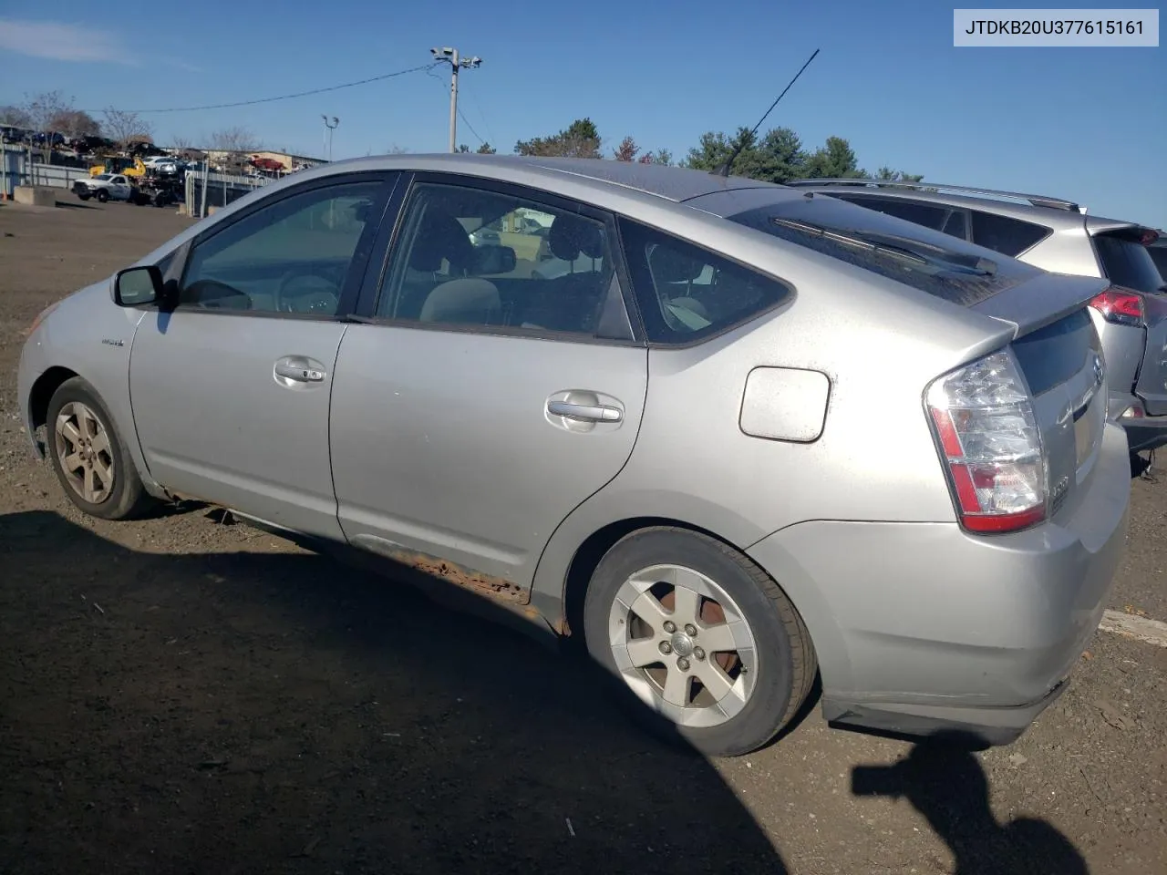 2007 Toyota Prius VIN: JTDKB20U377615161 Lot: 78963204