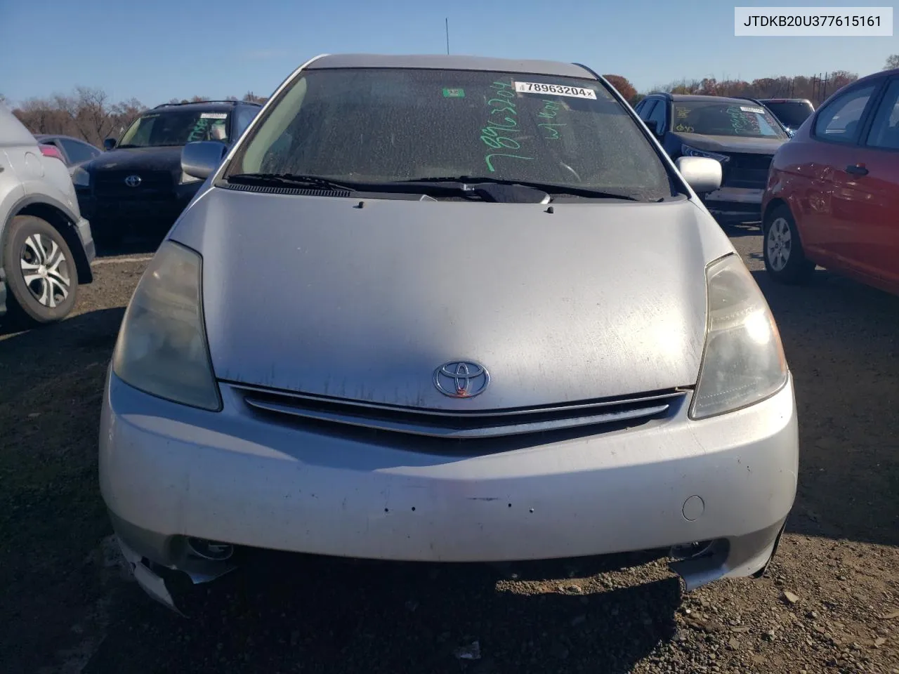 2007 Toyota Prius VIN: JTDKB20U377615161 Lot: 78963204