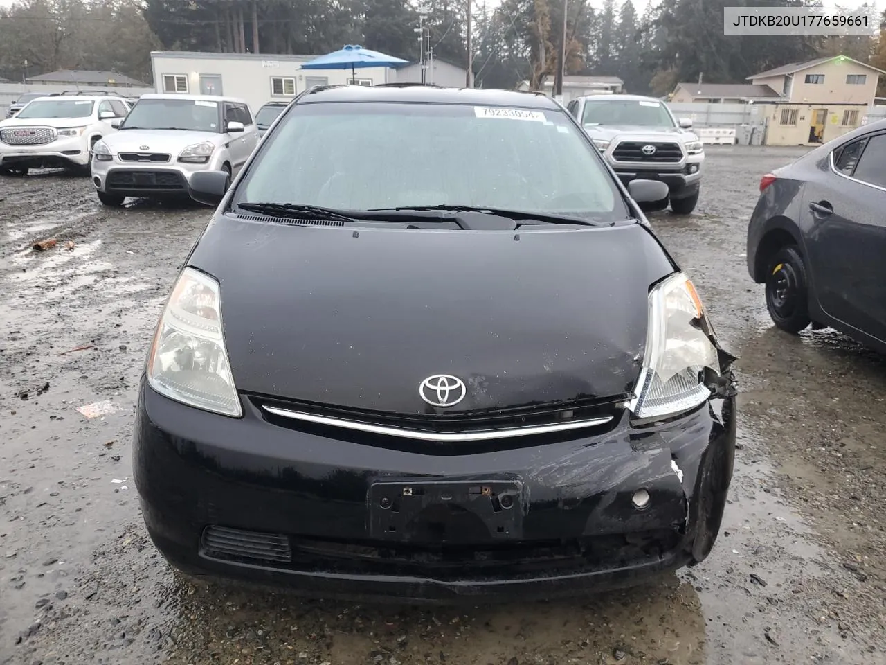 2007 Toyota Prius VIN: JTDKB20U177659661 Lot: 79233054