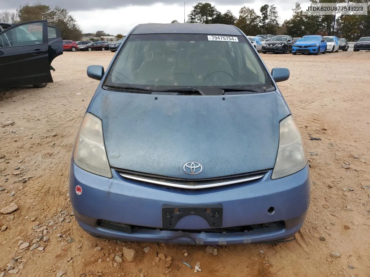 2007 Toyota Prius VIN: JTDKB20U877549223 Lot: 79475754