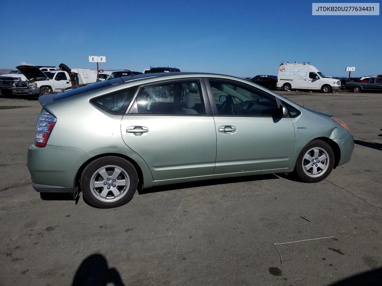 2007 Toyota Prius VIN: JTDKB20U277634431 Lot: 79930214