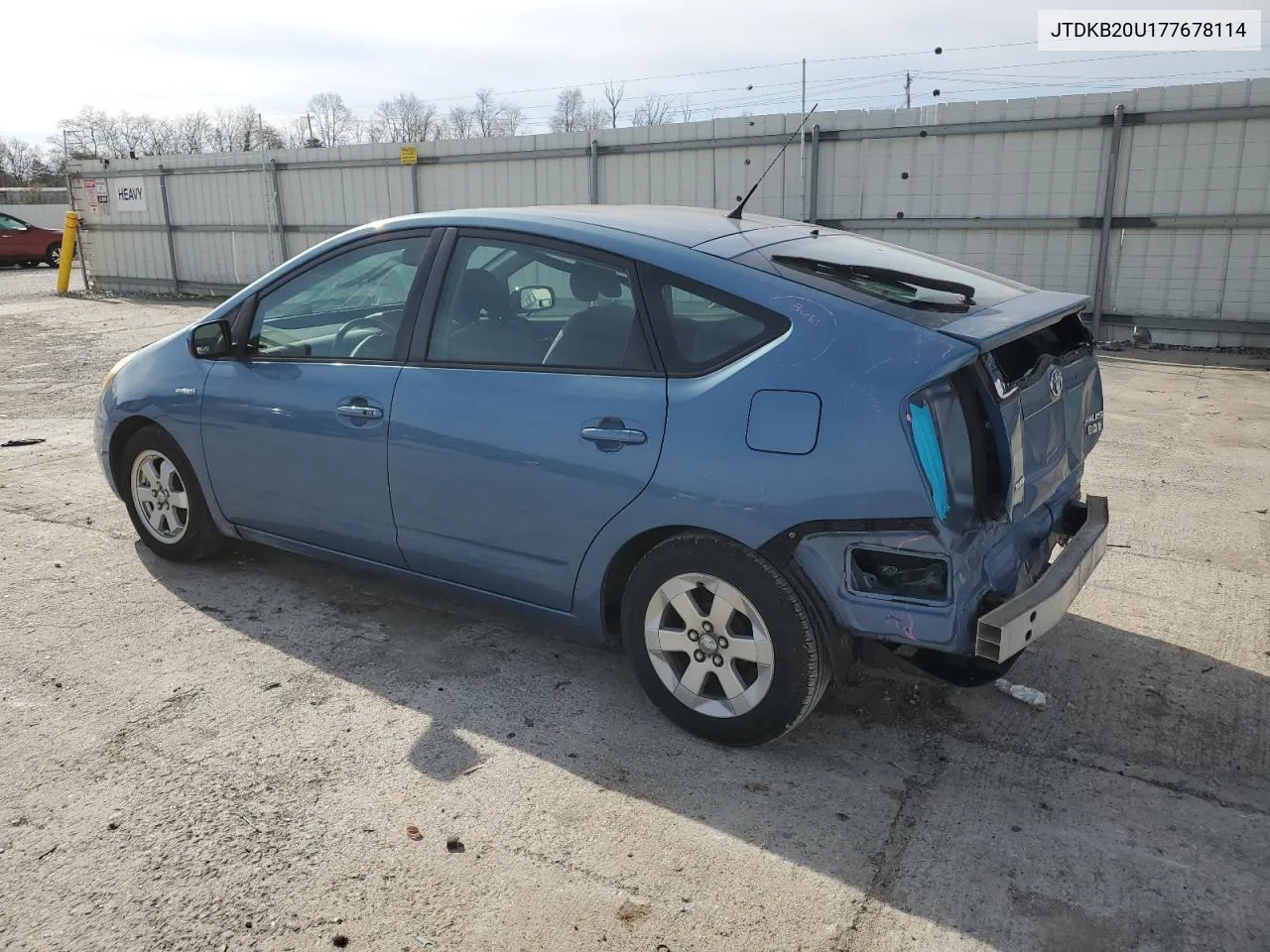 2007 Toyota Prius VIN: JTDKB20U177678114 Lot: 80153464