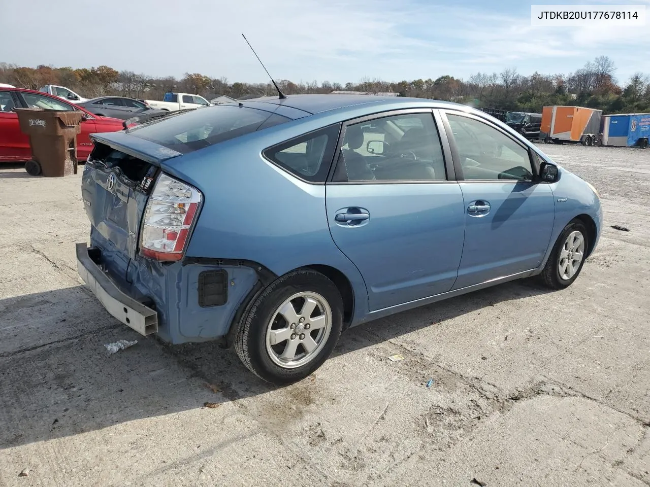 2007 Toyota Prius VIN: JTDKB20U177678114 Lot: 80153464