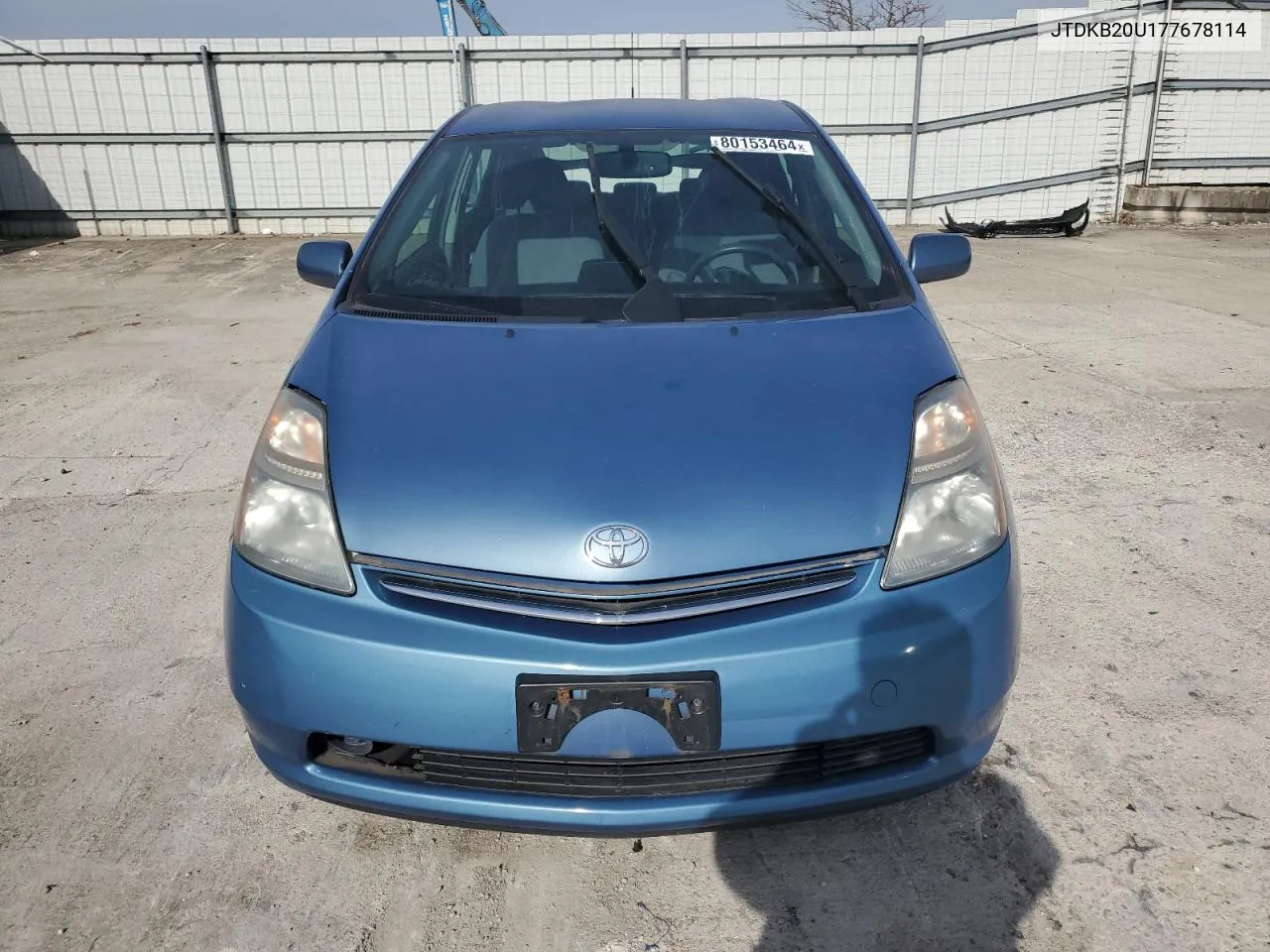 2007 Toyota Prius VIN: JTDKB20U177678114 Lot: 80153464