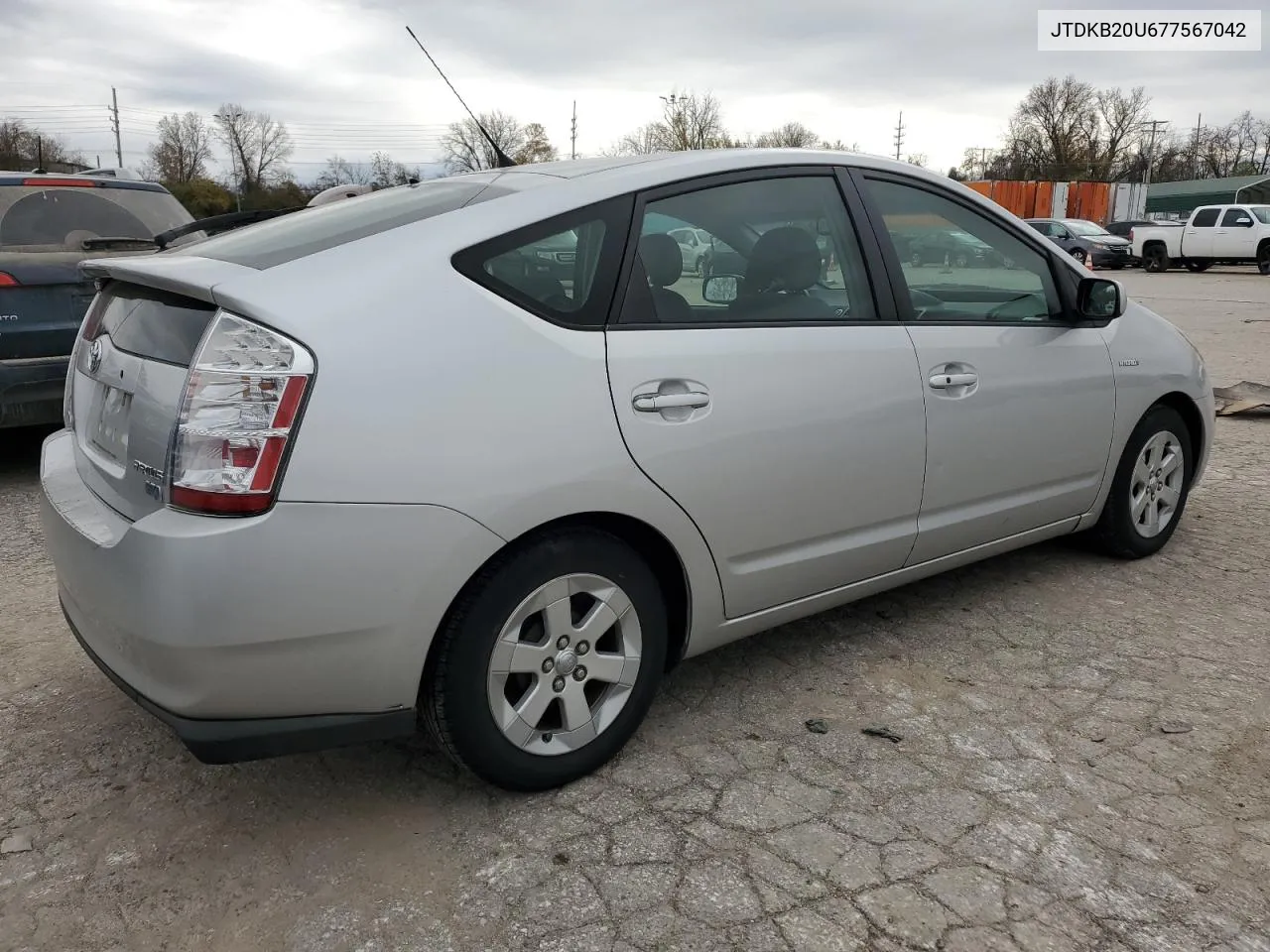 2007 Toyota Prius VIN: JTDKB20U677567042 Lot: 80259574