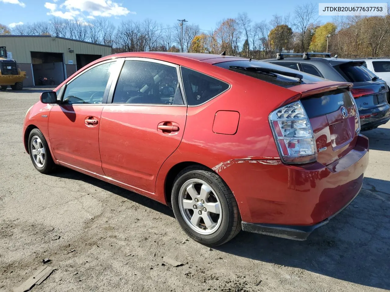 2007 Toyota Prius VIN: JTDKB20U677637753 Lot: 80289334