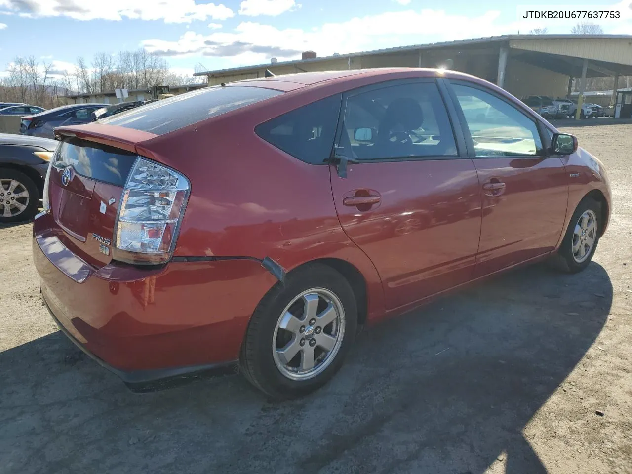 2007 Toyota Prius VIN: JTDKB20U677637753 Lot: 80289334