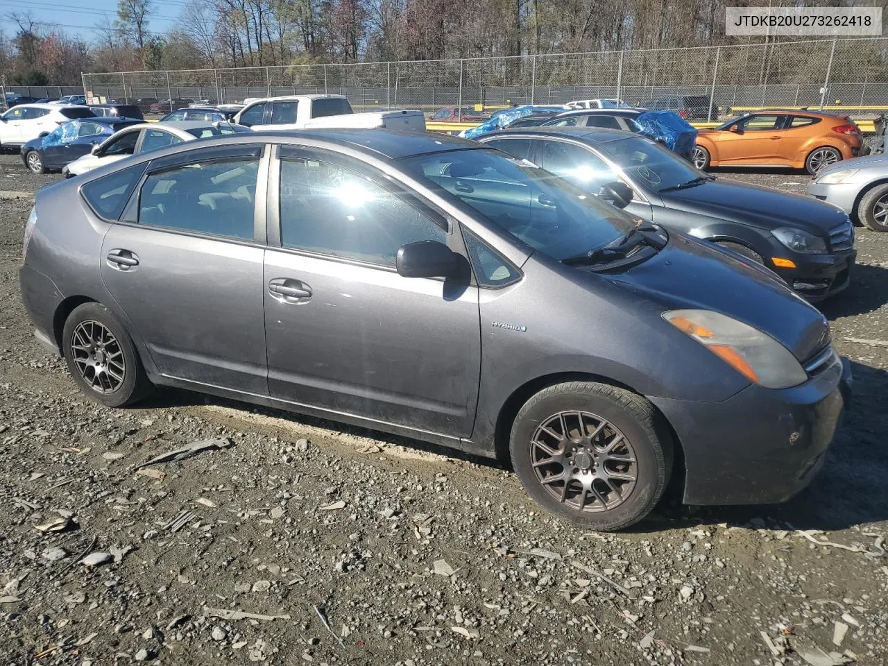 2007 Toyota Prius VIN: JTDKB20U273262418 Lot: 80292264