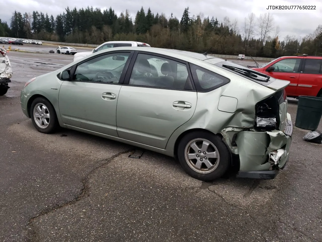 2007 Toyota Prius VIN: JTDKB20U777650222 Lot: 80349024