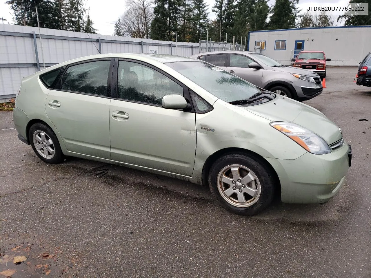 2007 Toyota Prius VIN: JTDKB20U777650222 Lot: 80349024