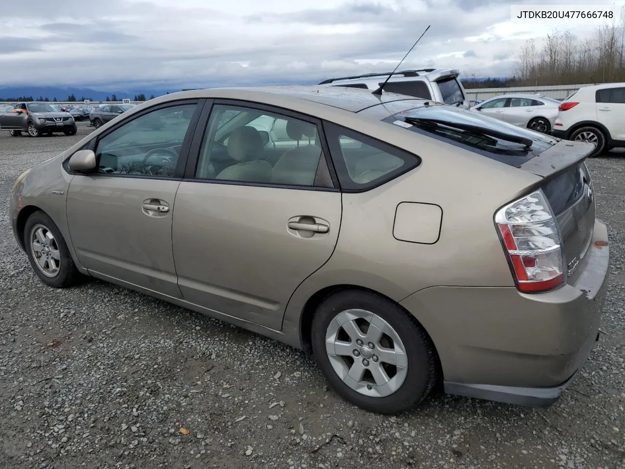 2007 Toyota Prius VIN: JTDKB20U477666748 Lot: 80463704