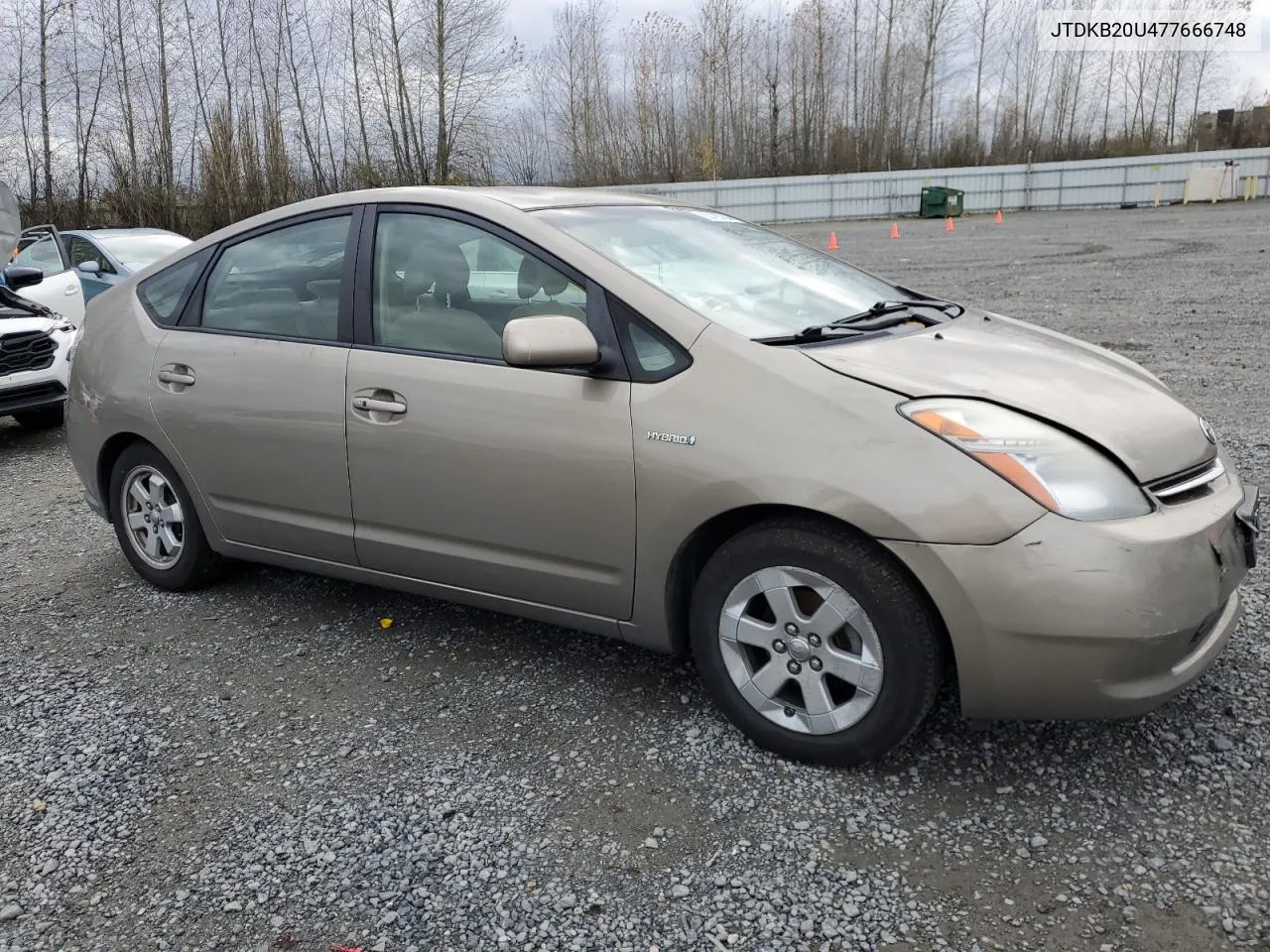 2007 Toyota Prius VIN: JTDKB20U477666748 Lot: 80463704