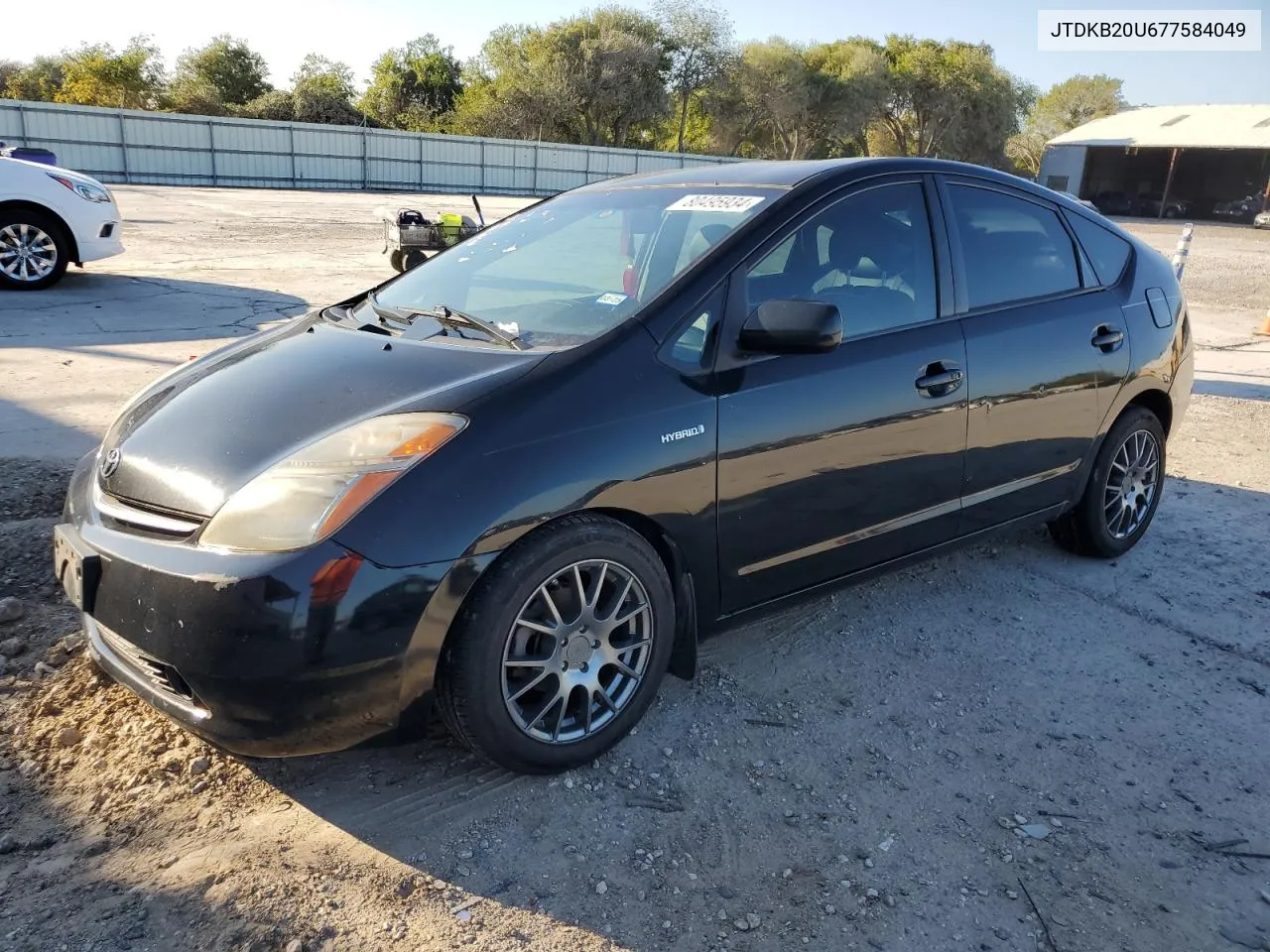 2007 Toyota Prius VIN: JTDKB20U677584049 Lot: 80495934