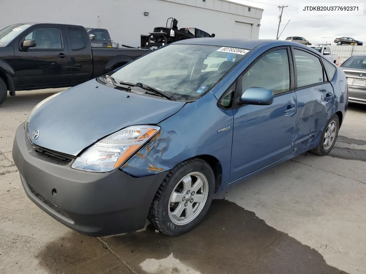 2007 Toyota Prius VIN: JTDKB20U377692371 Lot: 80783394