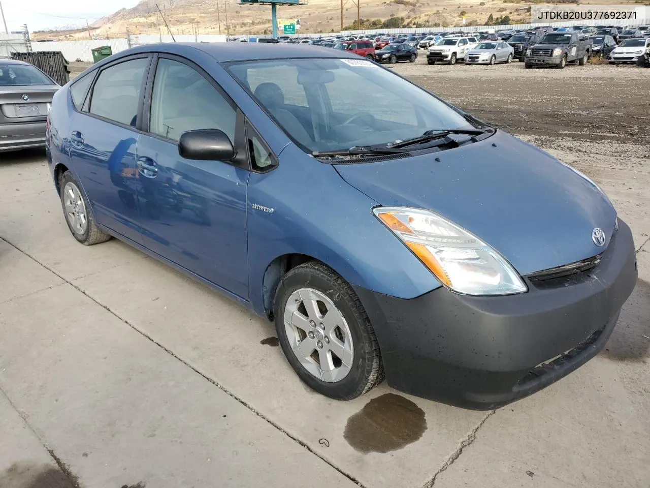 2007 Toyota Prius VIN: JTDKB20U377692371 Lot: 80783394