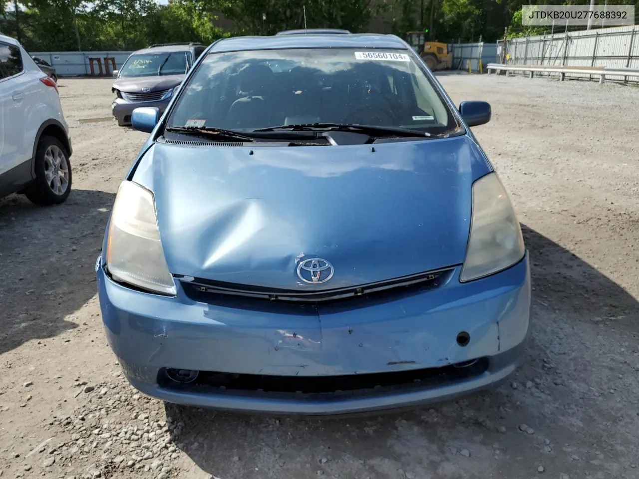 2007 Toyota Prius VIN: JTDKB20U277688392 Lot: 80881954