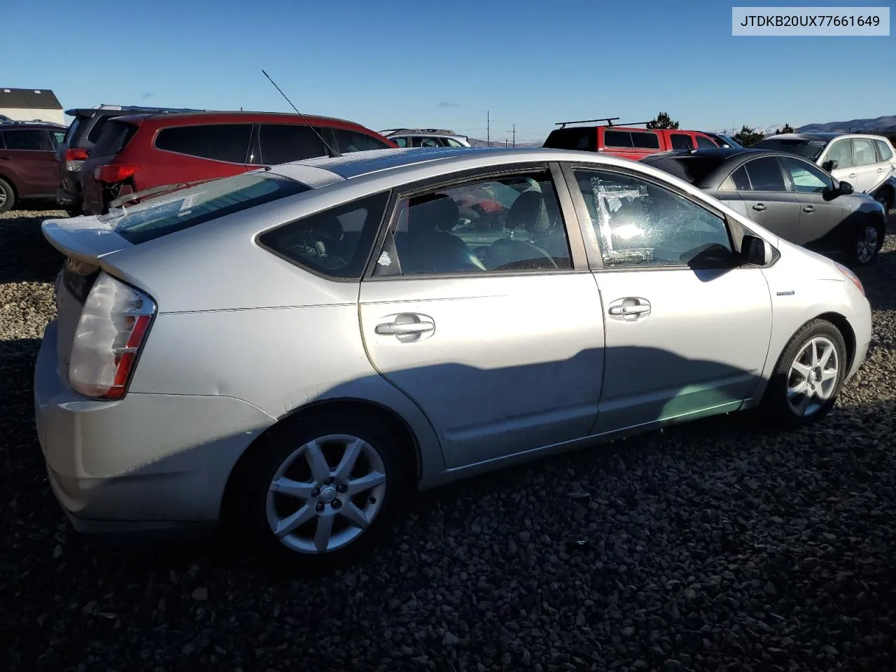 2007 Toyota Prius VIN: JTDKB20UX77661649 Lot: 81069364