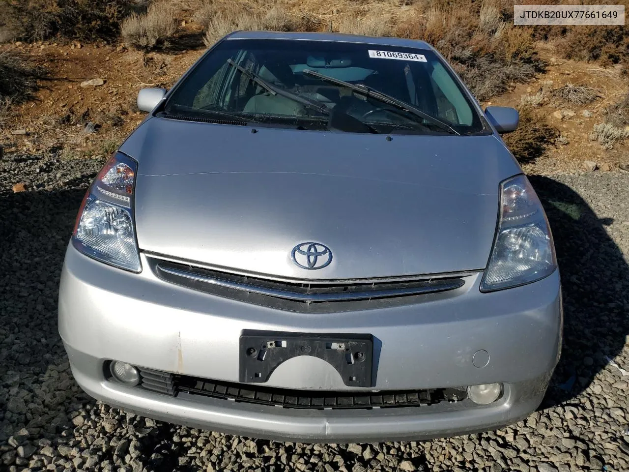 2007 Toyota Prius VIN: JTDKB20UX77661649 Lot: 81069364