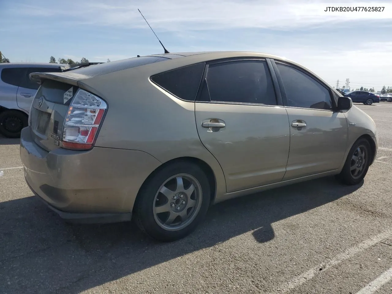 2007 Toyota Prius VIN: JTDKB20U477625827 Lot: 81410804