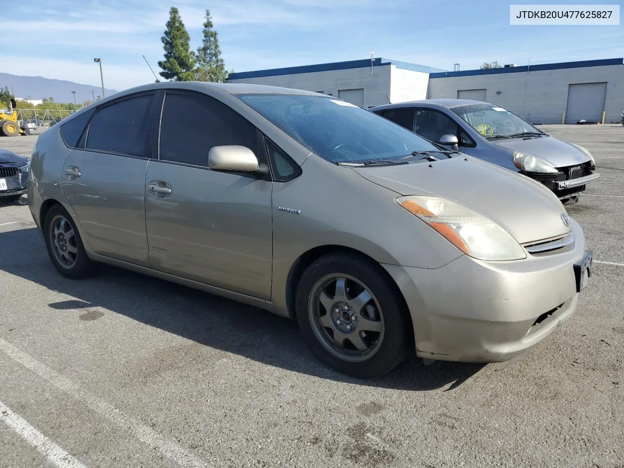 2007 Toyota Prius VIN: JTDKB20U477625827 Lot: 81410804