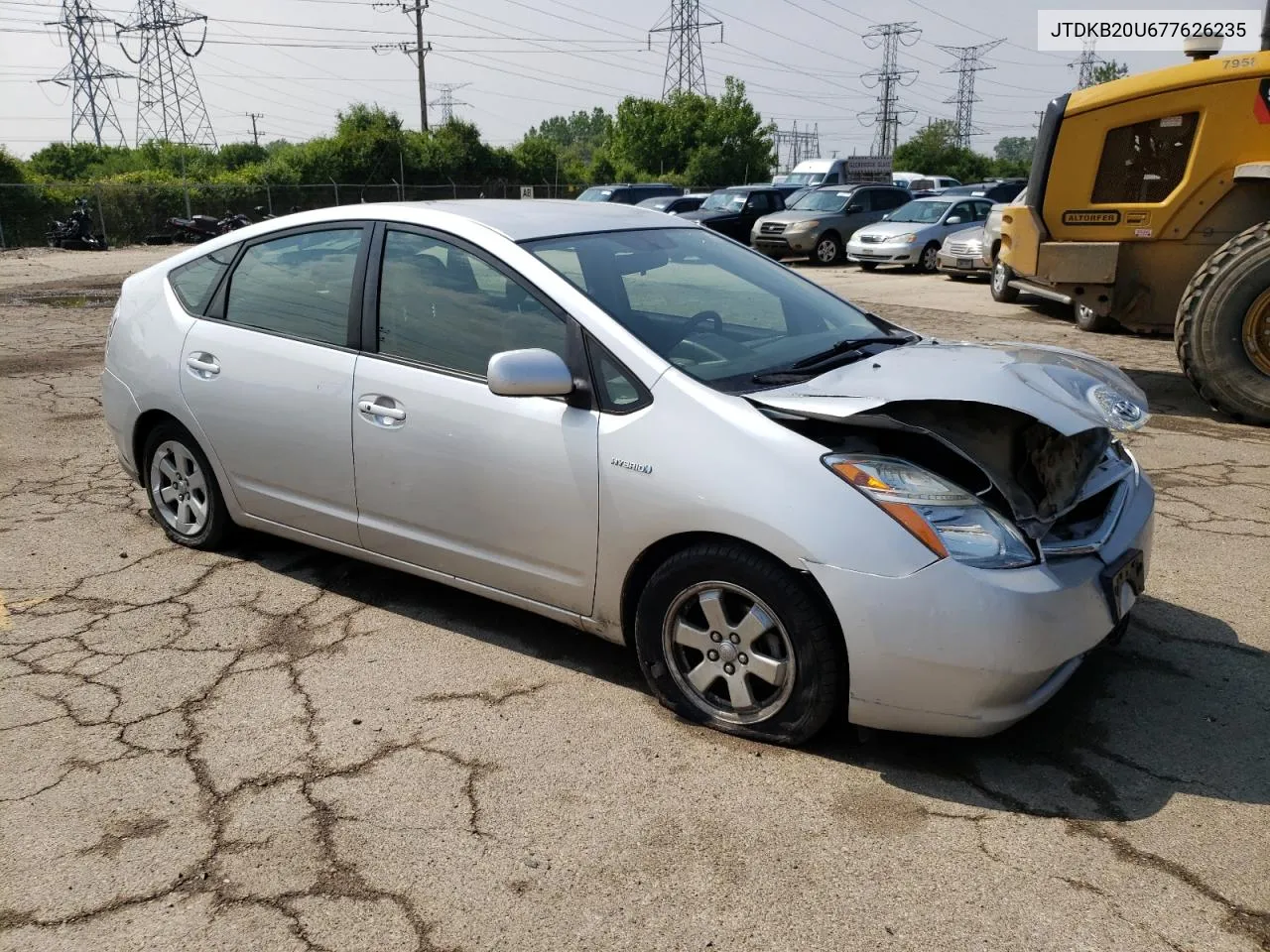 2007 Toyota Prius VIN: JTDKB20U677626235 Lot: 82383903